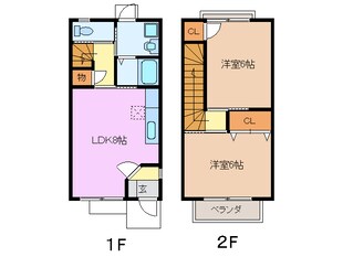 亀山駅 徒歩79分 1階の物件間取画像